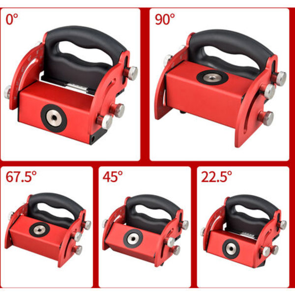 Oblique Hole Locator, Wood Splicing Installation Tool, Wood Angled Hole Locator, Pocket Angle DIY Drilling Hole Jig Kit