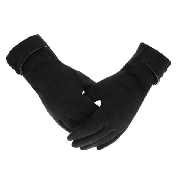 1 par vinterhandskar thermal utomhus varma vantar varma pekskärmshandskar fullfinger black