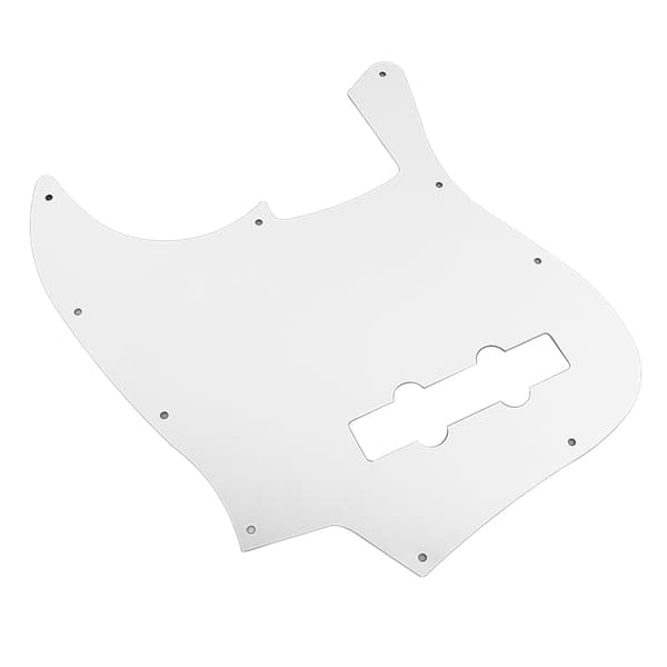 Jazz Bass Gitarr Plektrumskydd Front Repskydd Aluminiumlegering Silver
