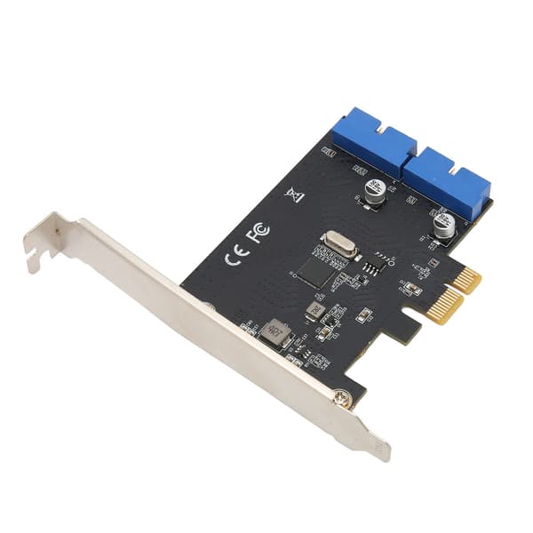 2 Port PCI Express til Dobbelt 20pin USB 3.0 Kort 5Gbps PCI Express USB3.0 Kort Adapter til Desktop PC