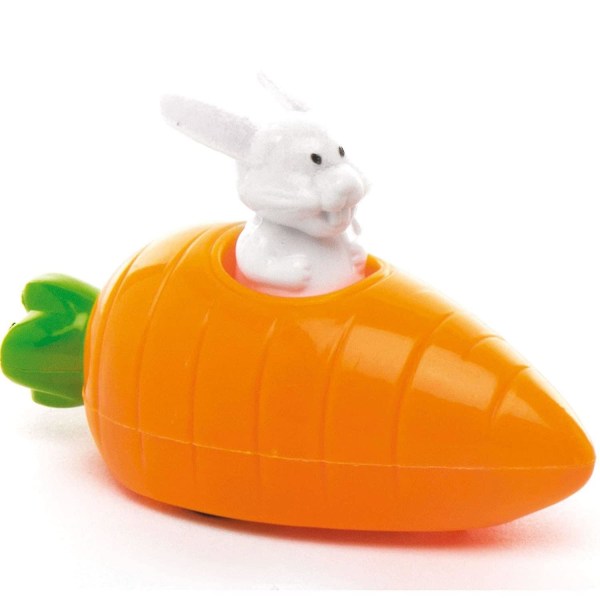 Aw271 Bunny Carrot Pull Back Racers (4 kpl:n pakkaus) lapsille pääsiäisjuhlalaukun täyttöpakkauksille tai lahjaideoille
