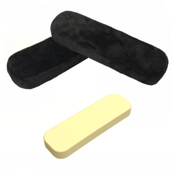 2 STK Ergonomisk stol Armlenepute Albuepute Dekompresjon Kontorstol Spillestol Armlen med Memory Foam Armlen