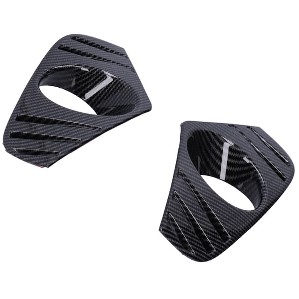 2 Frontlykt Tåkelys Deksel Karbonfiber Stil Dekorative Detaljer Passer RAV4 2019 2021