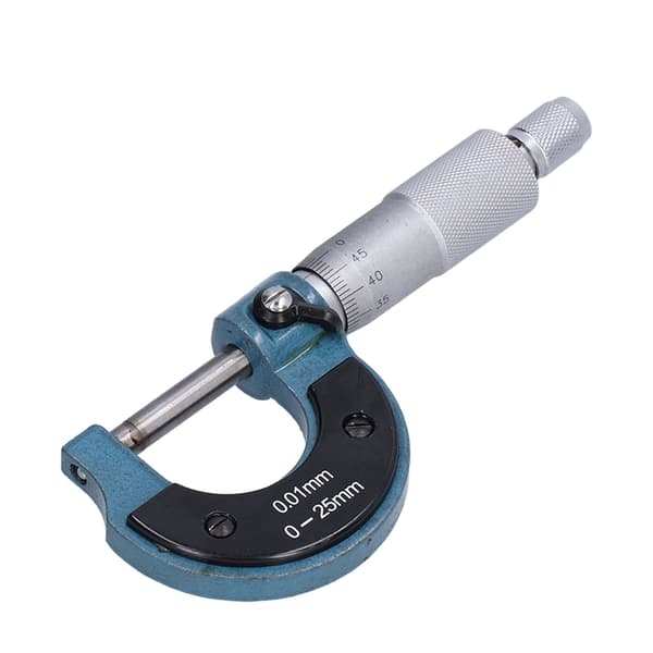 Rustfritt stål utvendig mikrometer 0,01 mm presisjon 0-25 mm måleverktøy