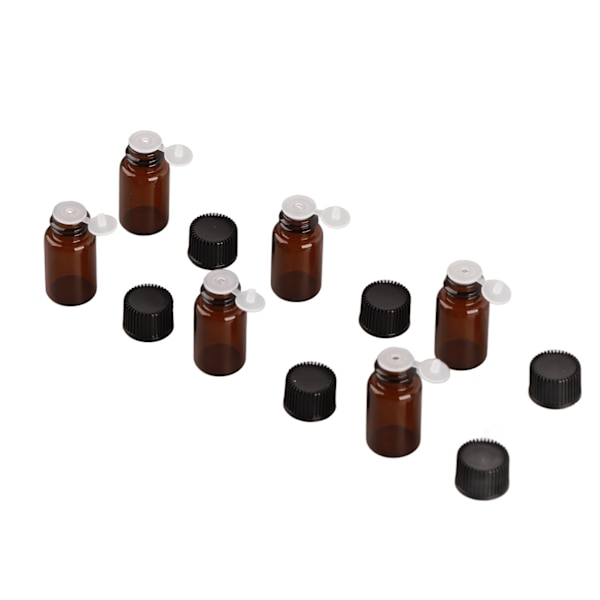 100-pack 3 ml mini dropperflaskor vattentäta hållbara luktfria läckagesäkra klara 3 ml dropperflaskor