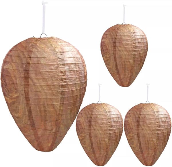 Falsk Hvepsebo / Dekorativ Udendørsattrap 460 8-Pack