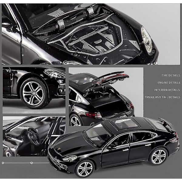 1:32 Porsche Palamera Simulering Legering Bilmodell Lekegave