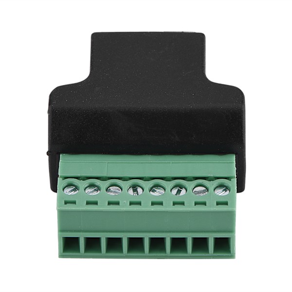 RJ45 Hun-stik til 8-bens Skrueklemme-stik til DVR Ethernet-forbindelse