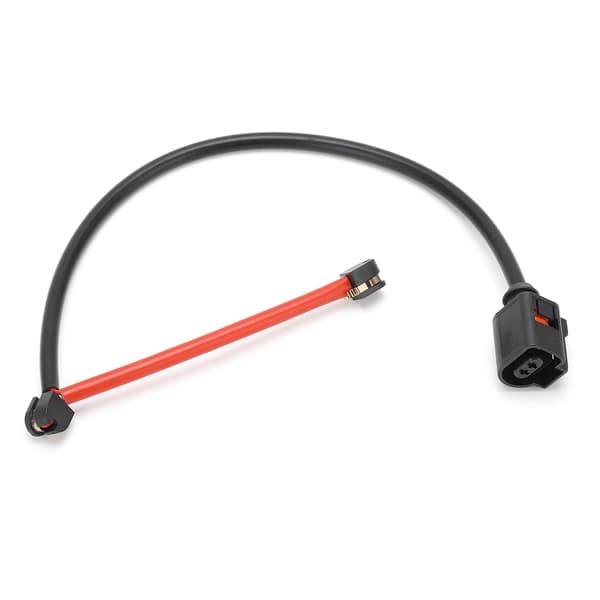 VOLLSUN Bremseklods Slid Sensor Foran 7L0907637 Sort Rød Udskiftning til Porsche Cayenne 2003 2010
