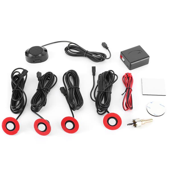 16,5 mm innebygd radarsensor for rygging med summer, hvit