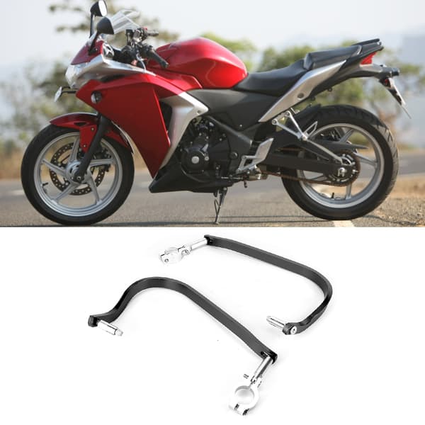 2 st Modifiera Styrstångsskydd Motorcykel Anti Fall Handskydd (Svart)