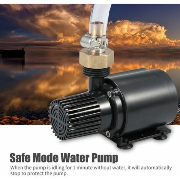 DECDEAL Aquarium Pump DC12V Erittäin hiljainen harjaton vesipumppu Mikroharjaton vesipumppu vedenpitävä uppopumppu