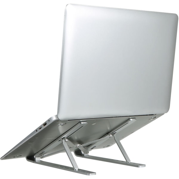 Bärbar stativ Vikbart datorställ, aluminiumlegering, värmeavledning, ([Apple Silver] helt aluminiumlegering - hopfällbar bärbar dator)