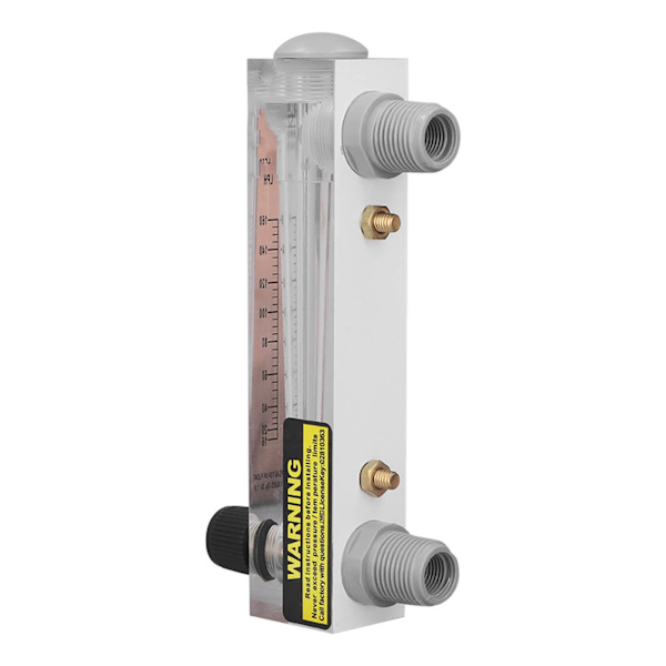 Justerbar vattenflödesmätare med hög precision, transparent panel, 16-160 LPH