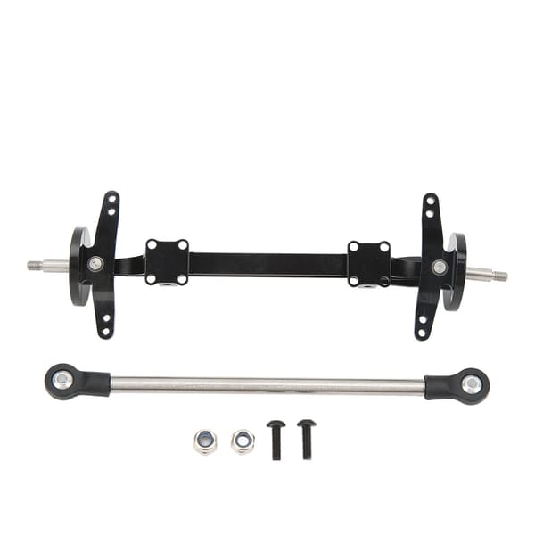 Tamiya 1/14 RC Bil Foraksel Styretøjsforbindelse Stangsæt Aluminium Legering Stål Sort