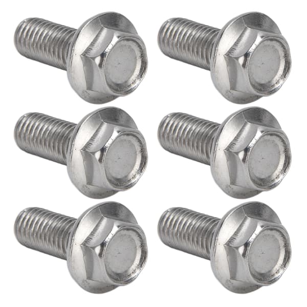 M10x1.5x25mm A2-70 Rustfrit Stål Hex Flange Bolt DIN6921 20stk