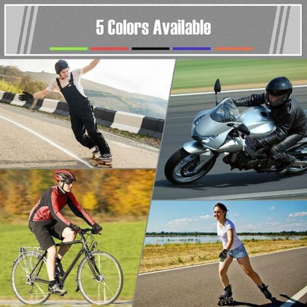 ELLE motorsykkelhansker, fullfinger berøringsskjermhansker, egnet for utendørssport som motorsykkelracing, ATV, Clim