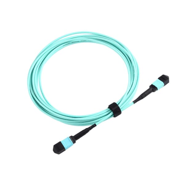 MPO Patchcord 12 Core OM3 Patchkabel Optisk Kabel Multi Mode OM3 Mpo til 100G 40G Modul 12 Core OM3 Mpo Patchcord C[ht] 5M