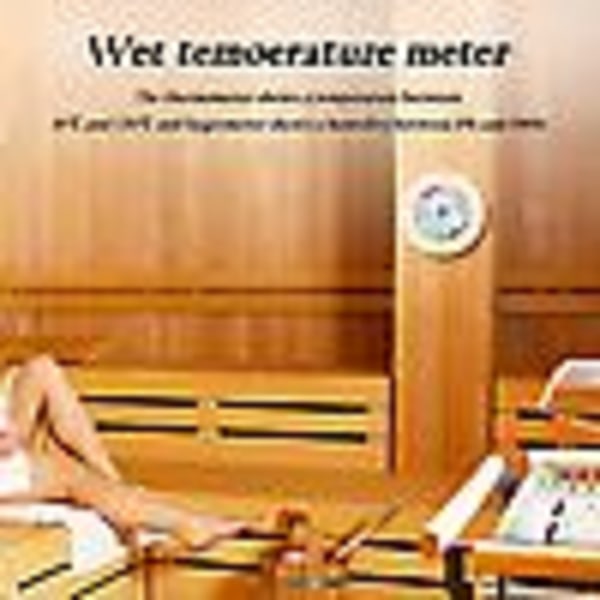 Sauna termo-hygrometer 2-i-1 termometer og hygrometer - til den rigtige temperatur og luftfugtighed pålidelig og nøjagtig
