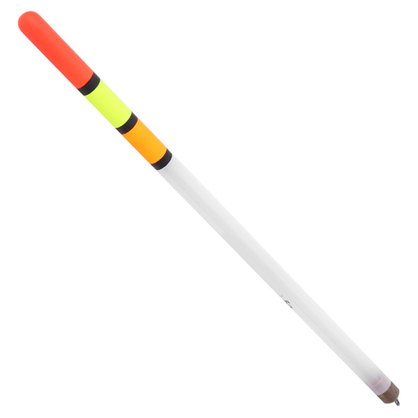 10 stk. holdbare fiskefløder i plast Bobber Stick Tube Multipurpose fiskefoderagn Tilbehørssæt (2,5 hvid)