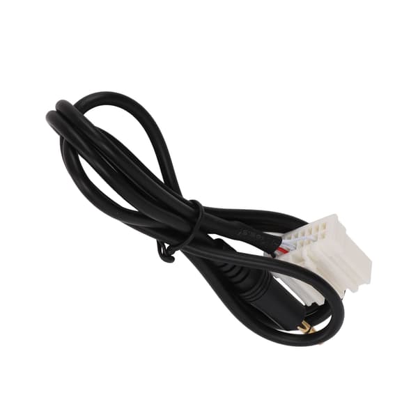 1m AUX Audio Input Adapter 3.5mm Klar Lyd Sort Erstatning til Mazda 2 3 5 6 MX5 RX8 Musikafspiller