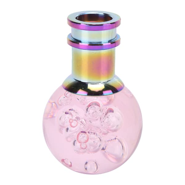 Manuel gearknop Pink Crystal Bubble med 3 gevindadaptere Universal