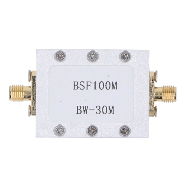 Båndstopfilter til FM-interferens 88-108MHz med CNC-aluminiumlegeringsskal - Passivt hakfilter