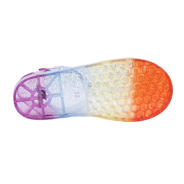 [HT]Trespass Barn/Kids Jelly Sandaler Regnbåge Rainbow 2 UK