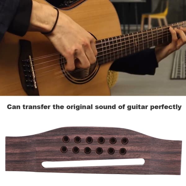 12-strengs rosentræ akustisk guitarrem