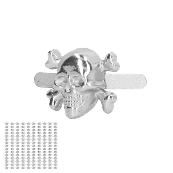 \"150 st Skull Rivets: Fashionabla gotisk stil Vackra Skull Studs för DIY skor, kläder och väskor i silver\"