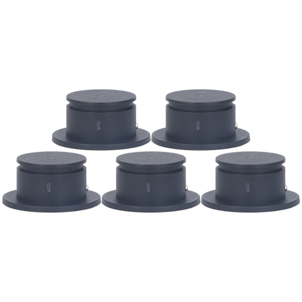 5st Surfa koppel Plug Replacement Round Board Cup Plug for Surfboard Longboard Svart