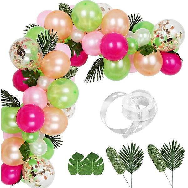 Hawaiian Party Dekoration Hawaiian Style Latex Ballong String,