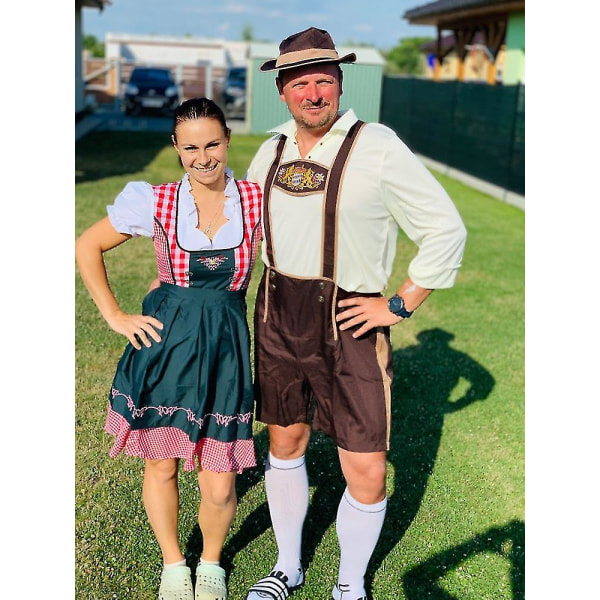 3 Vuxna Oktoberfest-kostymer Halloween-festdräkter XL