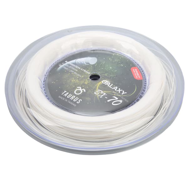 POWERTI BX70 Högelastisk Nylon Badmintonracketsträng 0,7 mm 200 m Rulle Vit