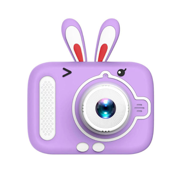 2000w Pixel Auto Focus Sarjakuva Rabbit Cover HD-yhteensopiva Lasten Kamera Lasten Pieni Slr Urheilukamera Syntymäpäivälahja Kaesi Purple