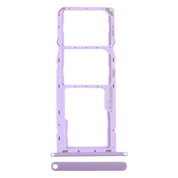 För Nokia G20 KOMPATIBEL SIM + Micro SD-kortfack Purple