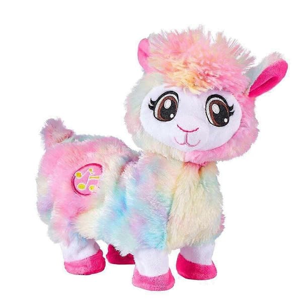 Pets Alive the Booty Shakin Llama Dancing Toy Regnbuefarge