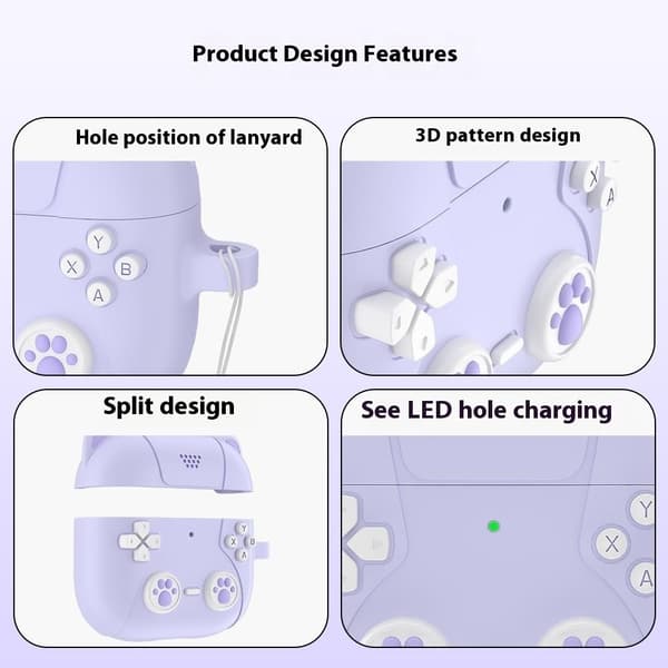 AirPods 4 Sødt Katte Kontrol Etui - [ht]