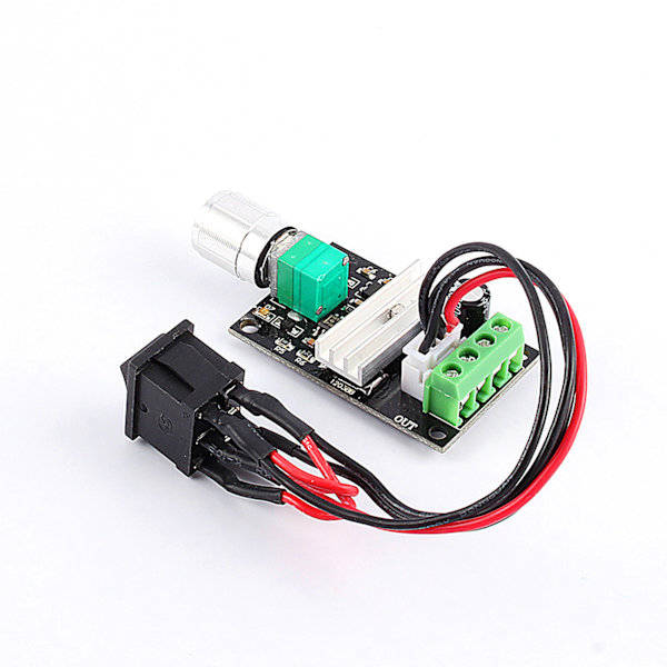 PWM DC Motor Hastighetskontroller 6V til 28V 3A Reversibel Kontroll