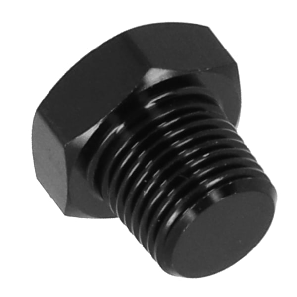 1/8 NPT Musta alumiinitulppa suuritehoiseen polttoainepumpun liittimeen, autotarvike