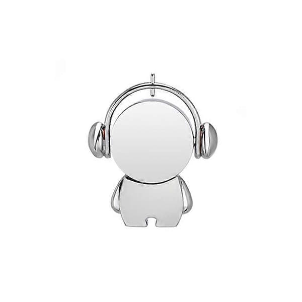 Y01 Metallmusiker Bil Tecknad Stil U Disk, Kapacitet: 128GB Silver