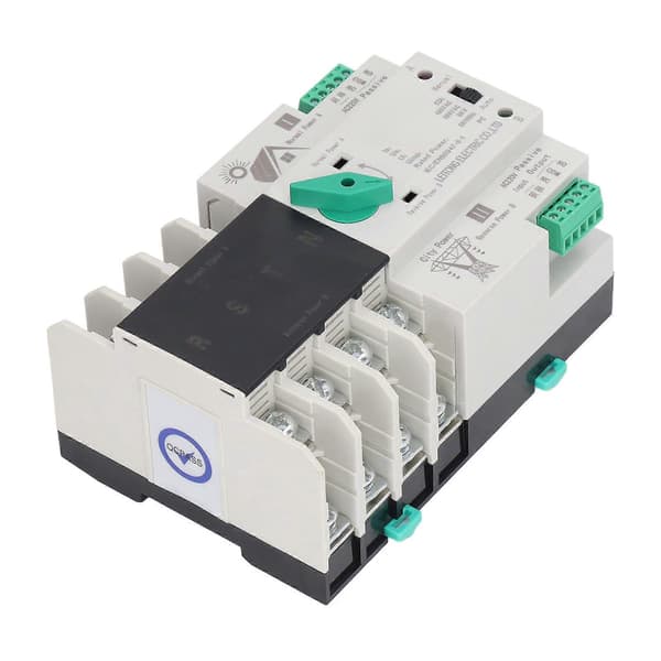 Dobbeltstrøms automatisk overførselsafbryder 4P Millisekundskredsløb Hurtig controller PV til lysnet AC220V 63A