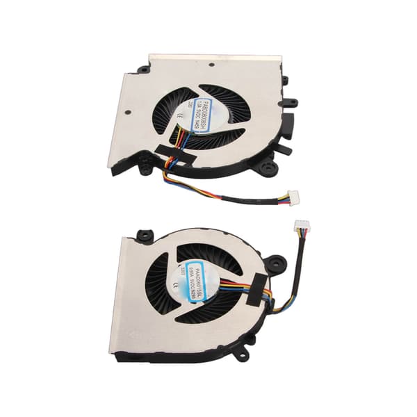 Udskiftning af bærbar køleventilator 4-benet strømstik Kompatibel med MSI GF76 GF66 GL66 MS 1581 Bærbar CPU GPU Køleventilator