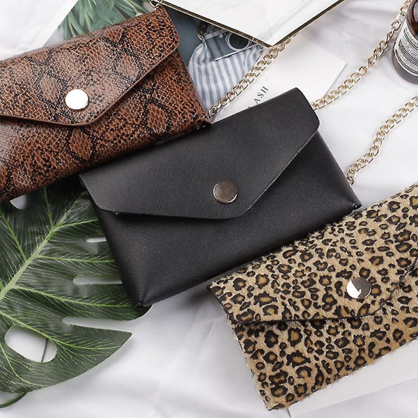 Dammode Läder Midja Fanny Pack Bältesväska