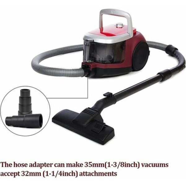3st vakuumslangadapter, vakuumadapterverktyg, kraftig dammsugaradapter, universal vakuumslangadapter, vakuumreducering