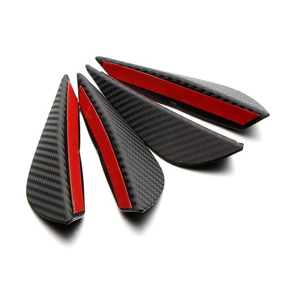 Universal Carbonfiber Mønster Forlygte Spoiler Finner Canards Splitters Karosseri Diffuser