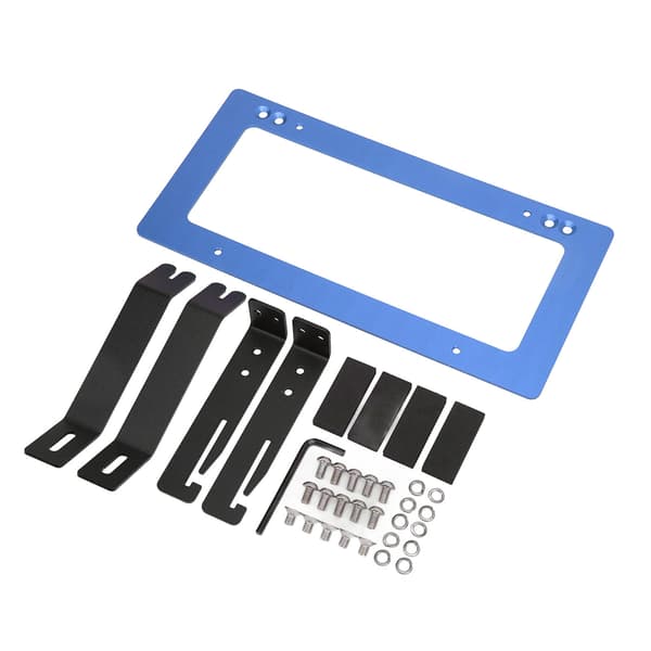 Tesla Model Y 2017 2022 Blå Aluminium Legering Front Nummerplade Ramme Holder Udskiftning