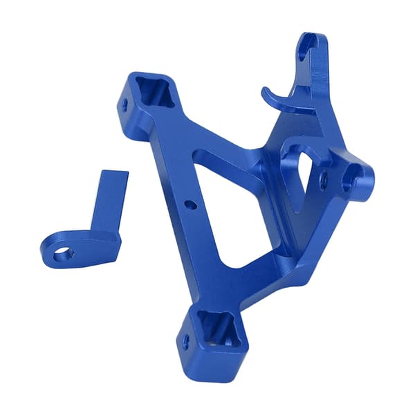 RC Bil Front Bracket Mount Erstatnings Aluminium Front Bracket Sæde til Traxxas E Revo VXL til Slash4WD til Summit 1/16 RC Biler Blå