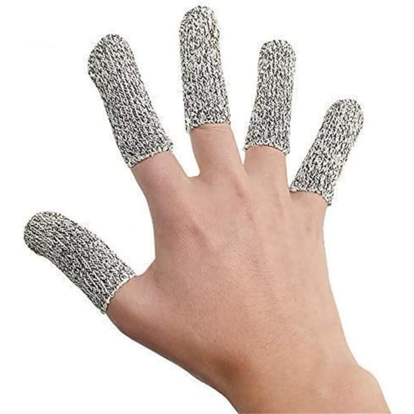 5 stk. Skærbestandige fingerskæringsbeskyttelseshandsker Finger- og fingerbestandige handsker