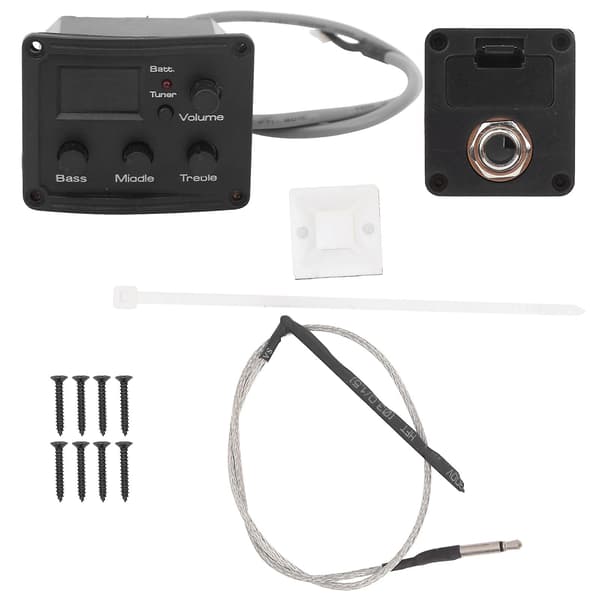 Ukulele Pickup EQ Farvetuner med LED-display Elektrisk boks 3-segment equalizer Musikalsk[ht] 225 5